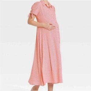 Hatch Pink Maternity Dress